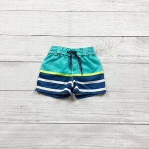 Carter’s Baby Boy Swim Trunks Stripe Board Shorts 6 Months
